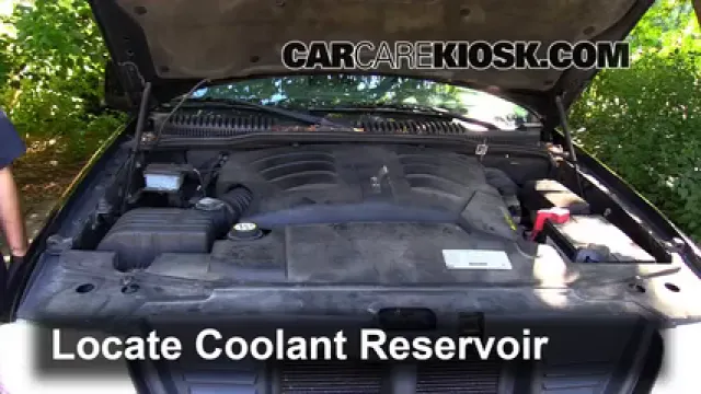 2003 Lincoln Aviator 4.6L V8 Refrigerante (anticongelante) Controlar nivel de líquido